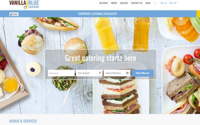 Vanilla Blue Catering Moves All Sites to Hosted Environment